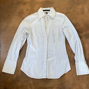 Express White Button Down
